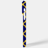 Saffier Zon: Blauw & Geel Boho Marokkaanse elegant Case-Mate iPhone Case (Achterkant / Links)