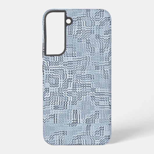 Saffierblad   samsung galaxy hoesje (Achterkant)