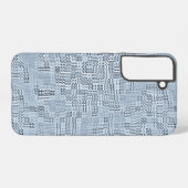 Saffierblad   samsung galaxy hoesje (Achterkant horizontaal)