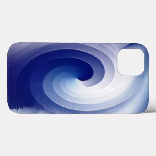 Saffierblauw storm Case-Mate iPhone case (Achterkant (horizontaal))
