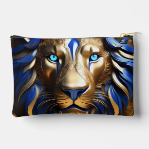 Saffierblauwe en gouden leeuw, etui