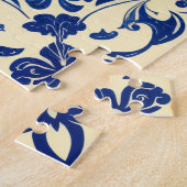 saffierblauwe hemel draak puzzel (Zijkant)