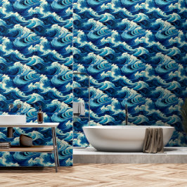 Saffierblauwe Oceaan Behang