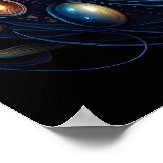 Saffierblik: een kat met blauwe ogen poster (Hoek)