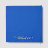 saffierbruiloft gastenboek (Achterkant)