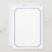 Saffieren Diamanten 5e Verjaardagsfeestje Kaart (Achterkant)