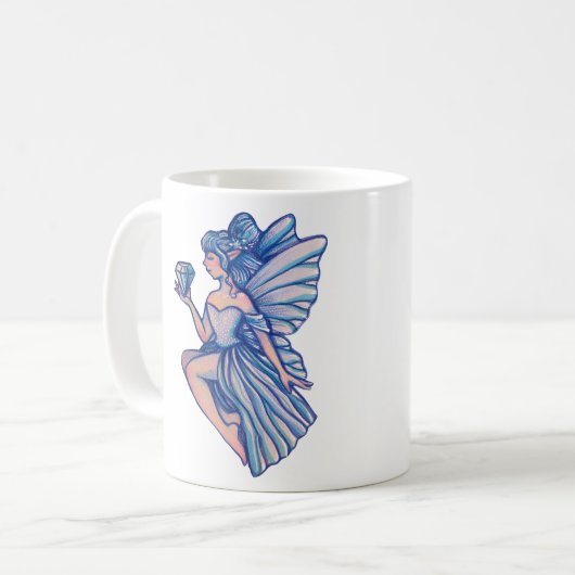 saffierfee koffiemok (Voorkant links)