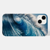 saffiergolf Case-Mate iPhone case (Achterkant (horizontaal))