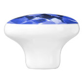 saffierillusie keramische knop (Zijkant)