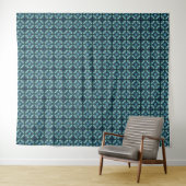 Saffierlantaarn Mozaïek Wandkleed (In Situ (horizontaal))