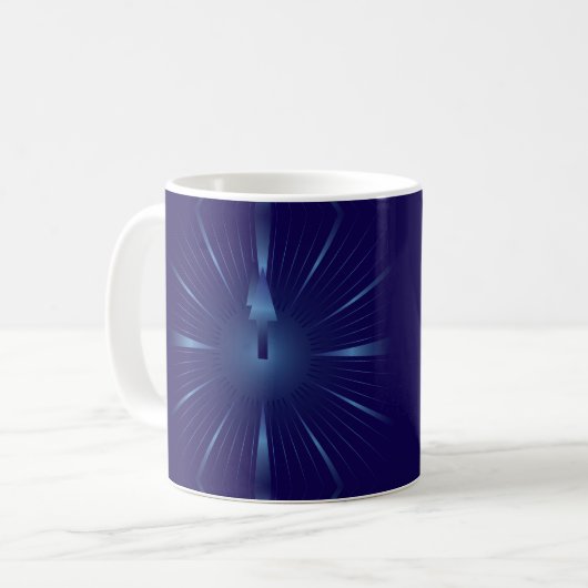 saffierminuut koffiemok (Voorkant links)