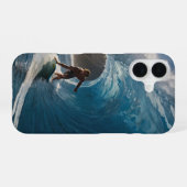 Saffierstorm iPhone 16 Hoesje (Achterkant horizontaal)