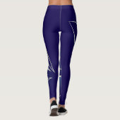 Saffierstralen Leggings (Achterkant)
