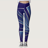Saffierstralen Leggings (Voorkant)