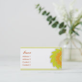 SaffloerVisitekaartje Visitekaartje (Staand voorkant)