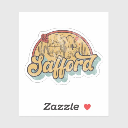 Safford, Arizona Sticker (Vel)
