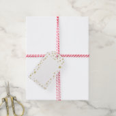 Saffraan Confetti Waterverf Stippen Gift Label Cadeaulabel (Met Touw)