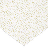 Saffraan Confetti Waterverf Stippen Tafelloper (Hoek)