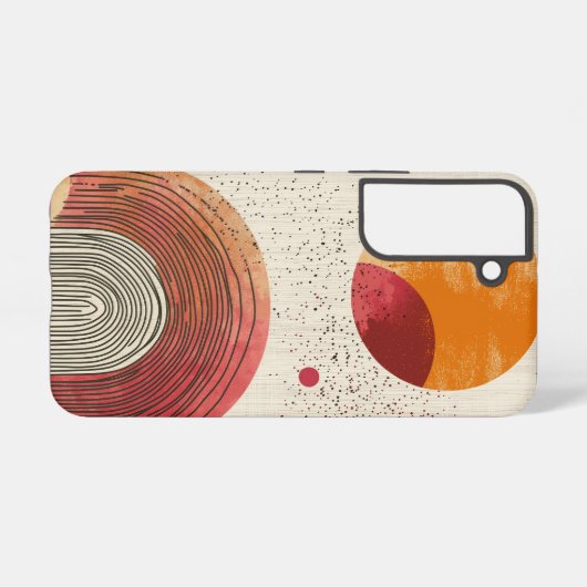 Saffraan Eclipse Telefoonhoes Samsung Galaxy Hoesje (Achterkant horizontaal)