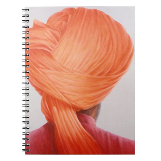Saffraan Turban Notitieboek (Voorkant)