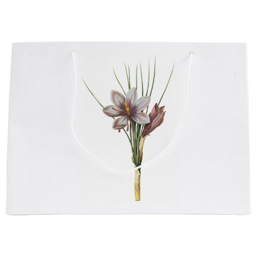 saffraancrocus (Crocus sativus) van Redouté Groot Cadeauzakje (Voorkant)