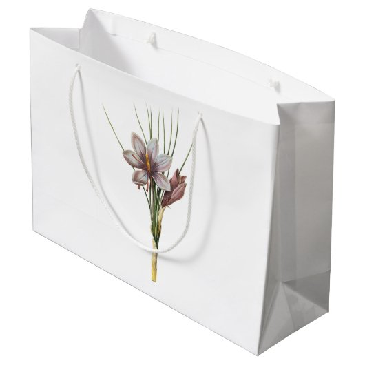 saffraancrocus (Crocus sativus) van Redouté Groot Cadeauzakje (Achterkant Gekanteld)