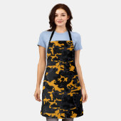 Saffraanhoogtepunten Camo Schort (Gedragen)