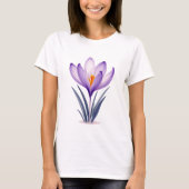 saffraankrokusbloem t-shirt (Voorkant)