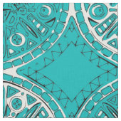 saffreya turquoise stof (Close Up)