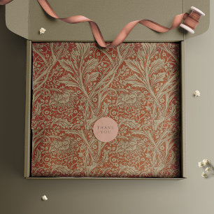 Saffron Arcadia William Morris Hawthorn Inpakpapier Vel