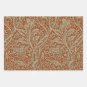 Saffron Arcadia William Morris Hawthorn Inpakpapier Vel (Voorkant)