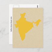Saffron Blue Spice Moods India Briefkaart (Voorkant / Achterkant)