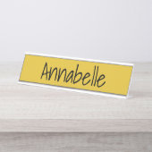 Saffron Bureau Naambordje (Voorkant)