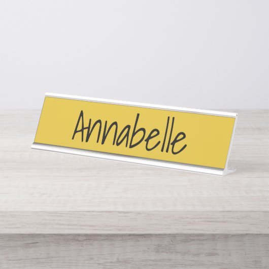 Saffron Bureau Naambordje (Voorkant)