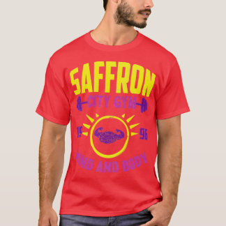 Saffron City Gym Mind en Lichaam T-shirt