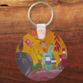 Saffron en Chili Sleutelhanger (Voorkant)