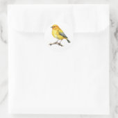 Saffron Finch Bird Stickers (Tas)