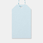 Saffron Flower Waterverf Art Birthday Cadeaulabel (Achterkant)