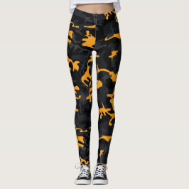 Saffron Highlights Camo Leggings
