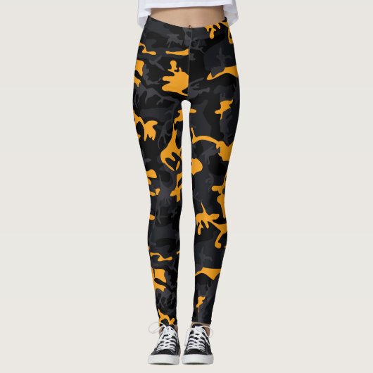 Saffron Highlights Camo Leggings (Voorkant)