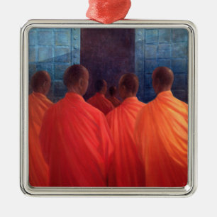 Saffron Monks Metalen Ornament