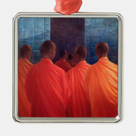 Saffron Monks Metalen Ornament (Voorkant)