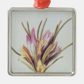 Saffron of Crocus uit "La Guirlande de Julie" Metalen Ornament (Voorkant)