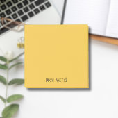 Saffron Professioneel Minimalistisch Zwart Script Post-it® Notes