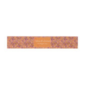 Saffron Sky Wilde Bloemen - verticale tailleband Uitnodigingen Wikkel (Vlak)