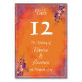 Saffron Sky Wildflowers Kaart (Voorkant)