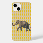 Saffron Spice Moods Stippen met olifant Case-Mate iPhone Case (Achterkant)