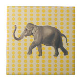 Saffron Spice Moods Stippen met olifant Tegeltje (Voorkant)