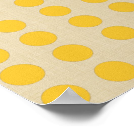 Saffron Spice Moods Stippen Poster (Hoek)