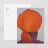 Saffron Turban 2014 Briefkaart (Voorkant / Achterkant)
